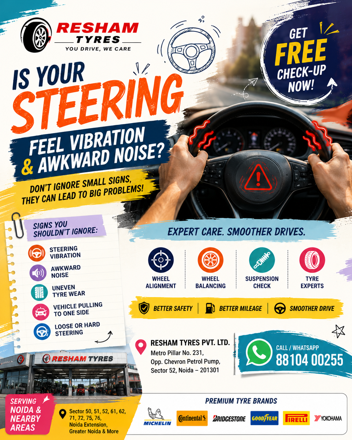 Steering Wheel Vibration While Driving? Top Causes & Expert Solutions