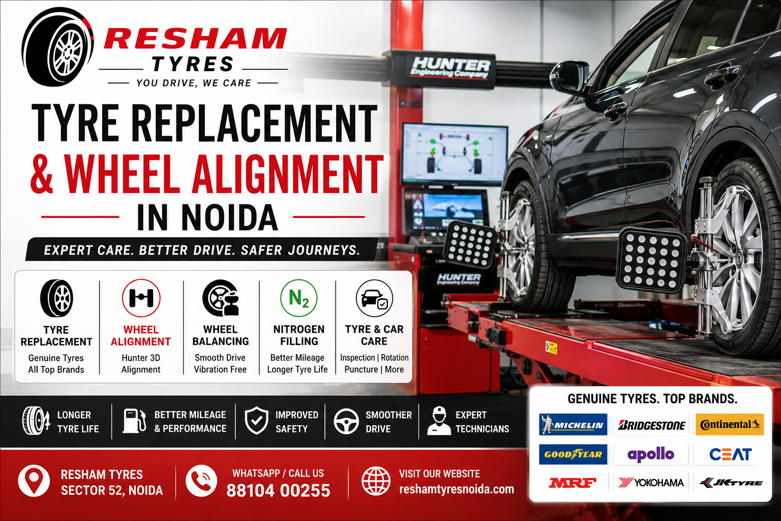 Tyre Replacement Shop in Noida – Resham Tyres